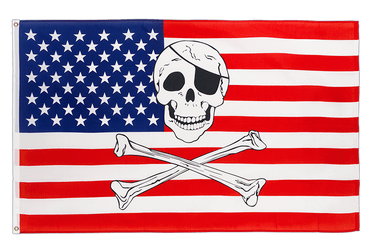 USA Pirate - 3x5 ft Flag