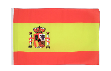 Spain with crest Flag - 12x18"