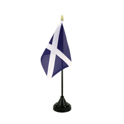 Scotland navy Table Flag 4x6"