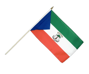 Äquatorial Guinea Stockflagge 30 x 45 cm
