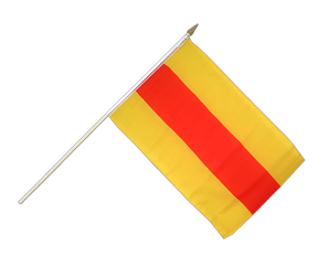 Stockflagge Baden - 30 x 45 cm