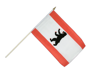 Berlin Stockflagge 30 x 45 cm
