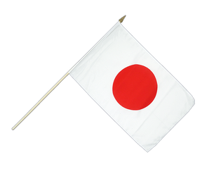 Japan Hand Waving Flag 12x18"
