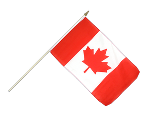 Canada Hand Waving Flag 12x18"