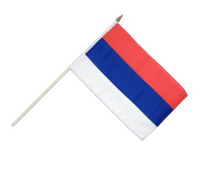 Serbia - Hand Waving Flag 12x18"