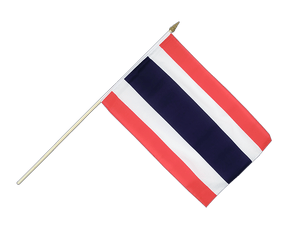 Thailand Hand Waving Flag 12x18"