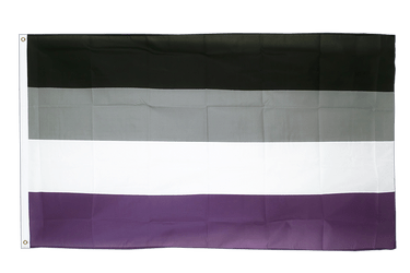 Asexuell Flagge - 90 x 150 cm