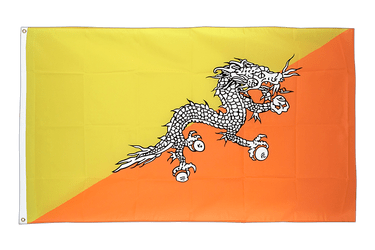 Bhoutan Drapeau 90 x 150 cm