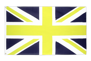 Union Jack Blau Gelb Flagge 90 x 150 cm