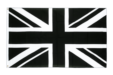 Union Jack black 3x5 ft Flag