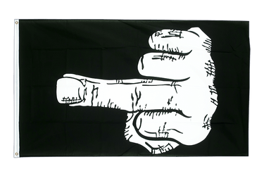 Mittelfinger Flagge - 90 x 150 cm