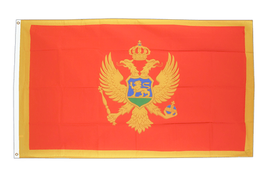Montenegro Flagge - 90 x 150 cm