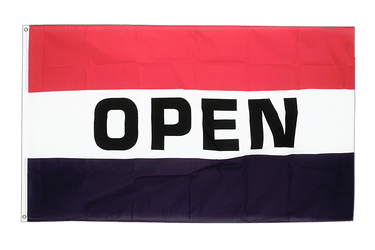 Open - Flagge 90 x 150 cm
