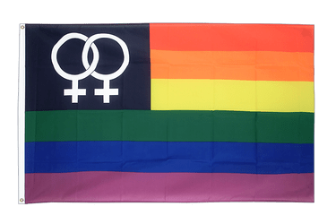 Regenbogen Venus Women Flagge 90 x 150 cm