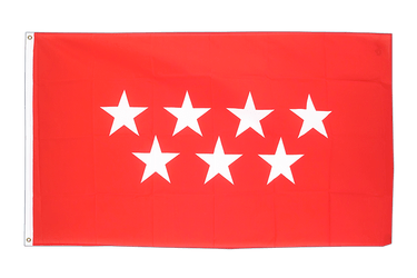Madrid Flagge - 90 x 150 cm