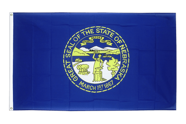 Nebraska 3x5 ft Flag