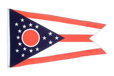 3x5 Ohio State Flag – 100% Polyester, Traditional Style, Made In China