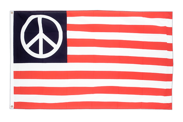 USA Peace Drapeau 90 x 150 cm