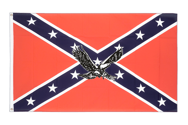 Drapeau confédéré USA Sudiste avec aigle - 90 x 150 cm