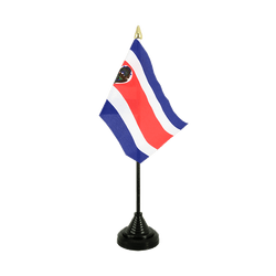 Costa Rica Mini drapeau de table 10 x 15 cm
