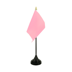 Rose Mini drapeau de table 10 x 15 cm