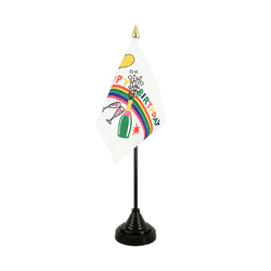 Tischflagge Happy Birthday - 10 x 15 cm