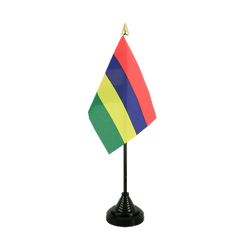 Mauritius Table Flag 4x6"
