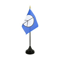Symbol de Paix Peace Mini drapeau de table 10 x 15 cm