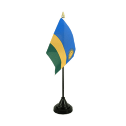 Tischflagge Ruanda - 10 x 15 cm