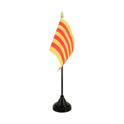 Tischflagge Katalonien - 10 x 15 cm