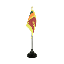 Sri Lanka Table Flag 4x6"