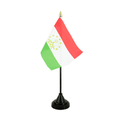 Tadjikistan Mini drapeau de table 10 x 15 cm
