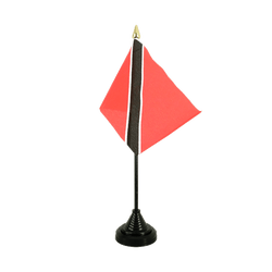 Trinité et Tobago Mini drapeau de table 10 x 15 cm