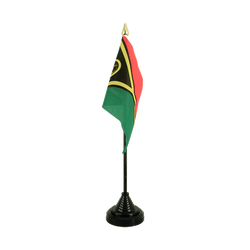 Tischflagge Vanuatu - 10 x 15 cm