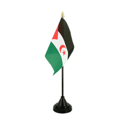 Westsahara Tischflagge 10 x 15 cm