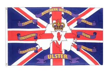 United Kingdom Northern Ireland 6 provinces 2x3 ft Flag