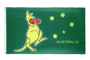Grand drapeau Kangourou - 150 x 250 cm