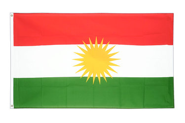 Kurdistan Flagge - 150 x 250 cm groß