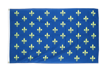 Lilienwappen, blau Flagge 90 x 150 cm