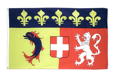 Rhône Alpes Flagge 90 x 150 cm