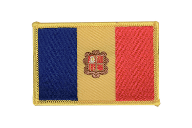 Aufnäher mit Andorra Flagge