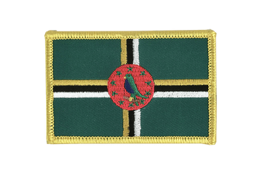 Aufnäher mit Dominica Flagge