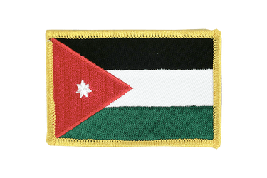 Aufnäher mit Jordanien Flagge