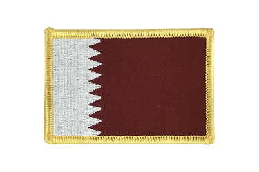 Aufnäher mit Katar Flagge