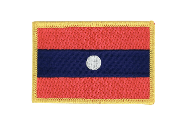 Aufnäher mit Laos Flagge