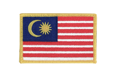 Malaysia Aufnäher 6 x 8 cm