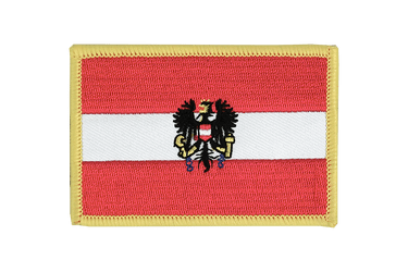 Zaire Flag Embroidered Patch – 7 X 4.5 Cm, Iron-On, American Trim