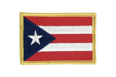 Aufnäher mit Puerto Rico Flagge