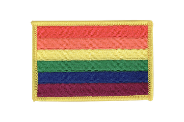 Aufnäher mit Regenbogen Flagge