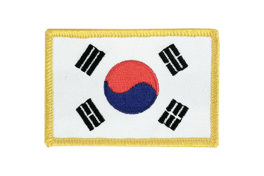 Südkorea Aufnäher 6 x 8 cm